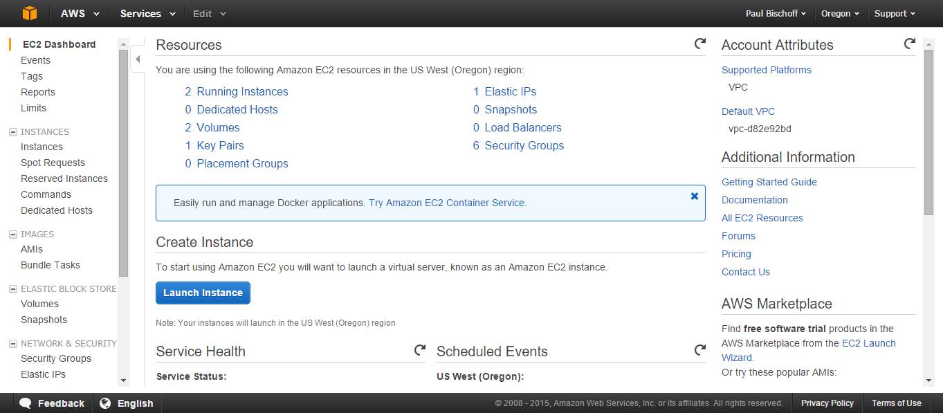Volume host. Amazon ec2. Как сделать серую сеть в инстанс Амазон. Web-services status.