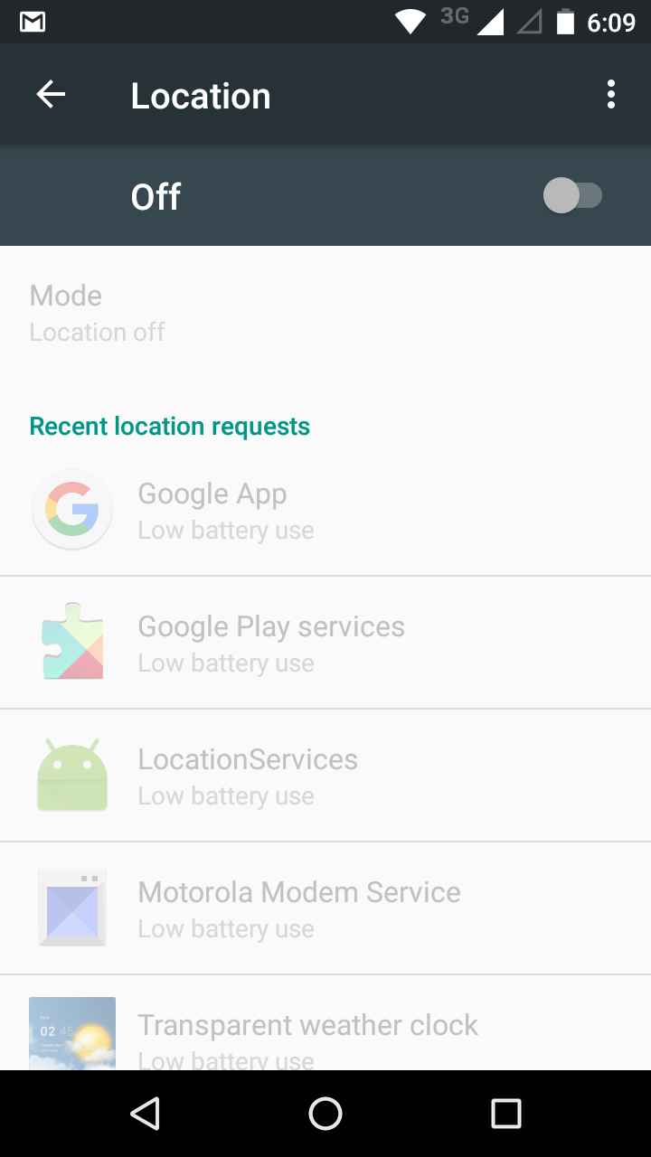 android location