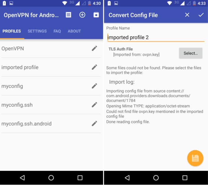 openvpn for android