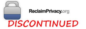 reclaim privacy discontinued