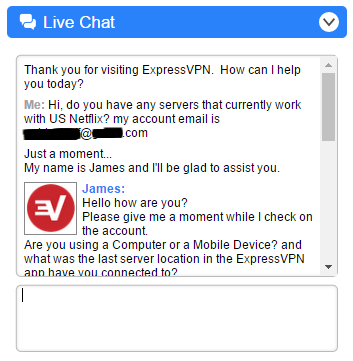 expressvpn live chat 1