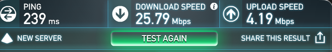Australian VPN speed