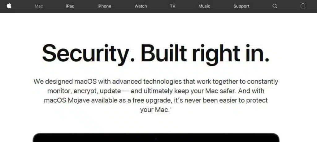 Information about built-in malware detection for Macs.