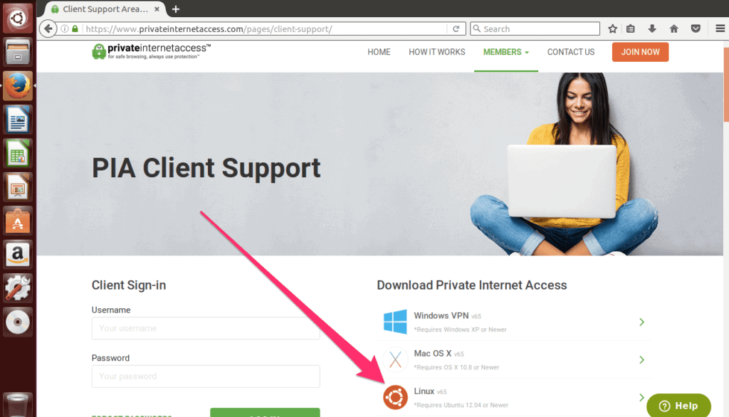 Private Internet Access VPN for Linux Download