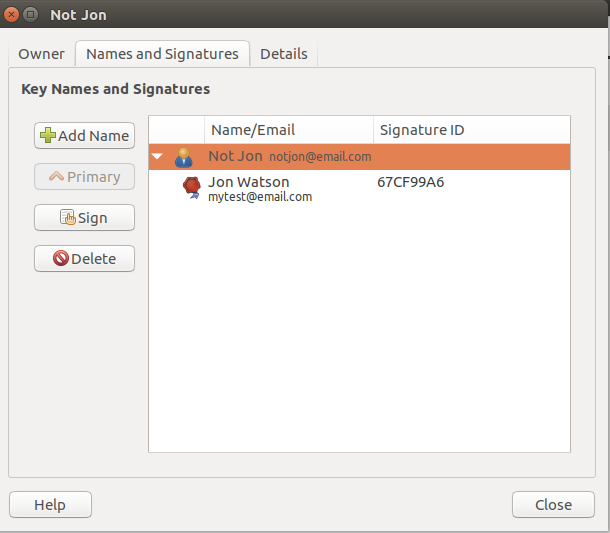 Ubuntu seahorse key details