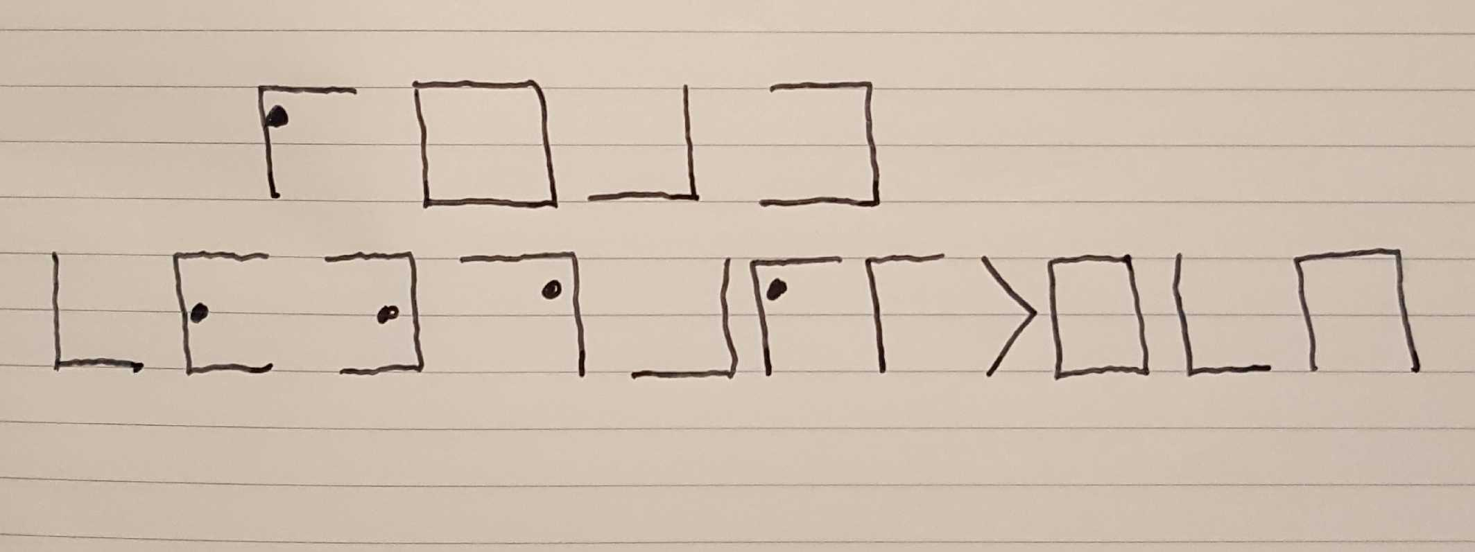 pigpen cipher ciphertext