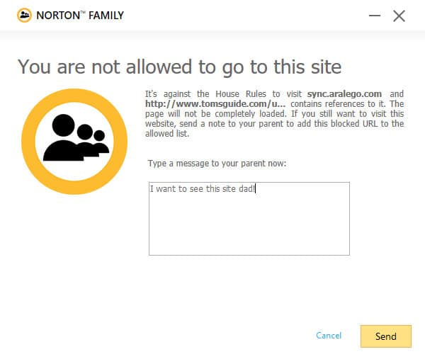 norton request access prompt