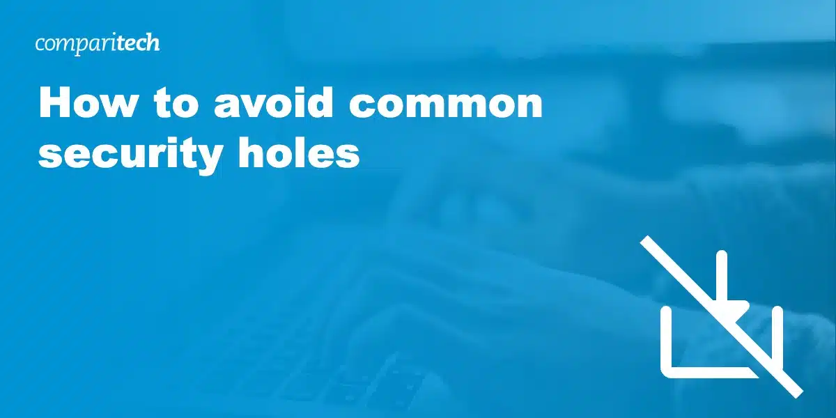 avoid common security holes