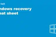 Windows recovery cheat sheet