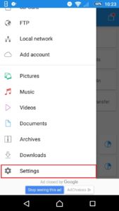 view hidden files in Android