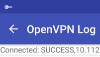 android openvpn connected
