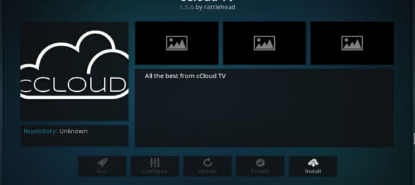 ccloud tv download plex