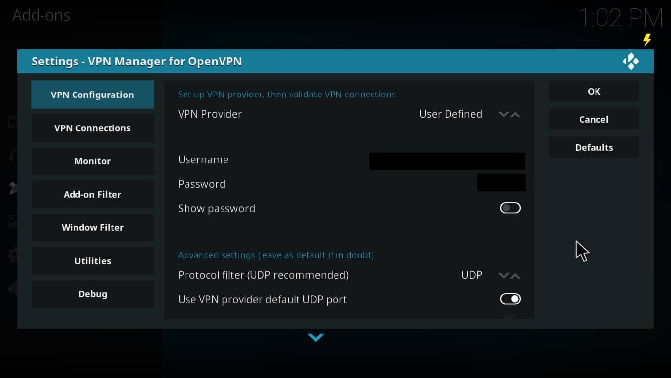 Jak mohu přidat VPN do Libreelec?