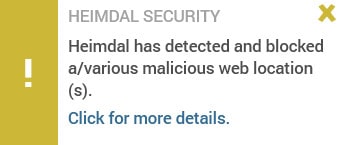 Heimdal Security detection