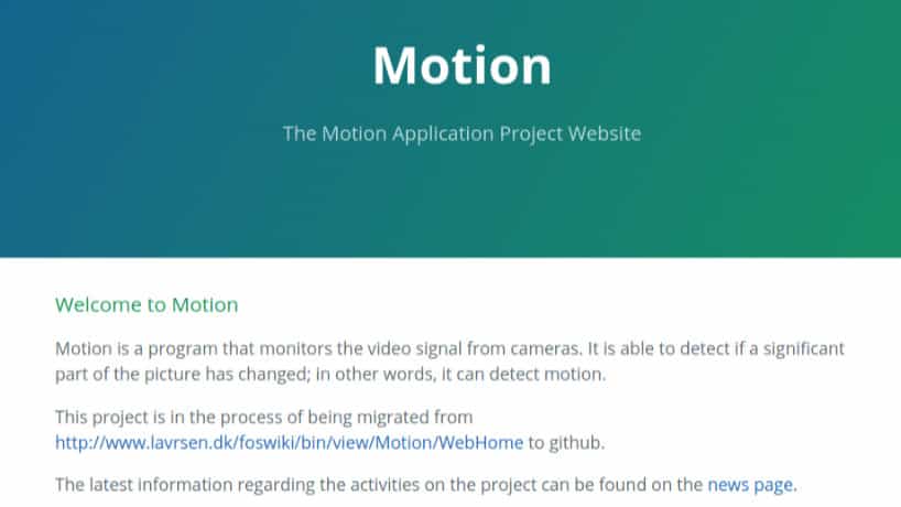 Kodi Security Cameras - Motion