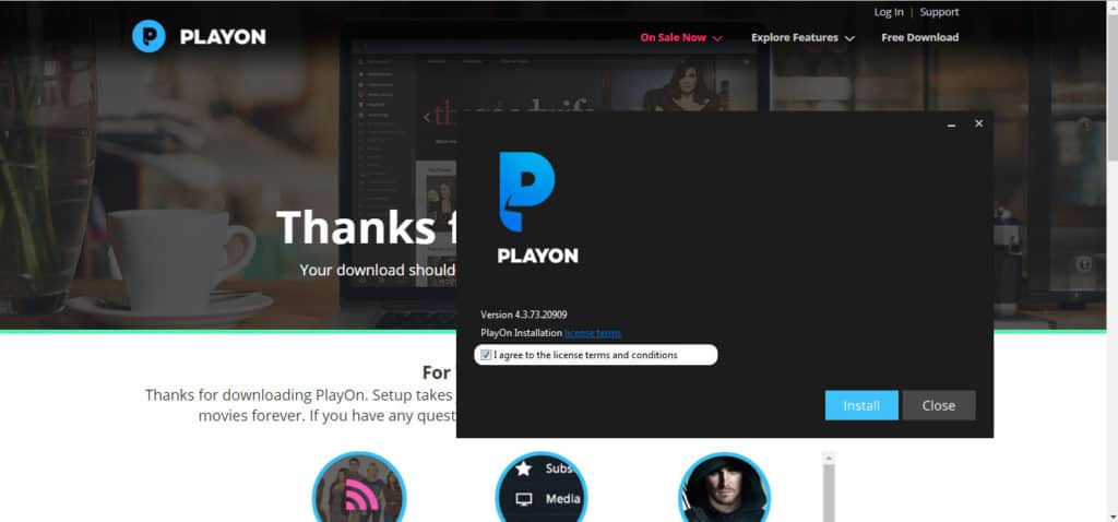 install playon software