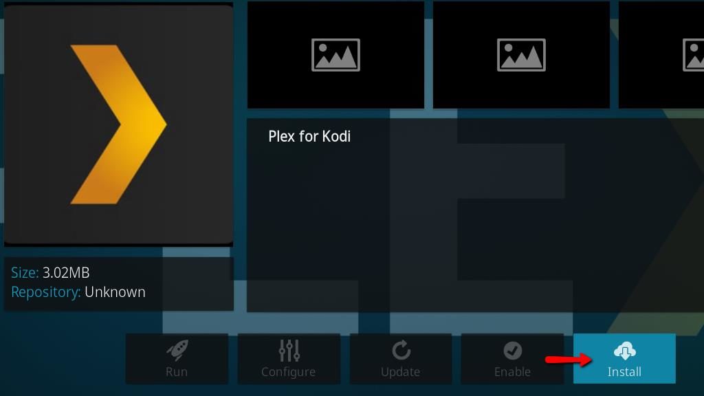 Plex Kodi Addon - Installation