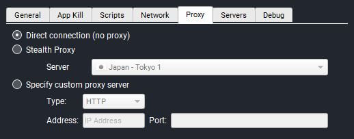 Torguard Proxy tab.