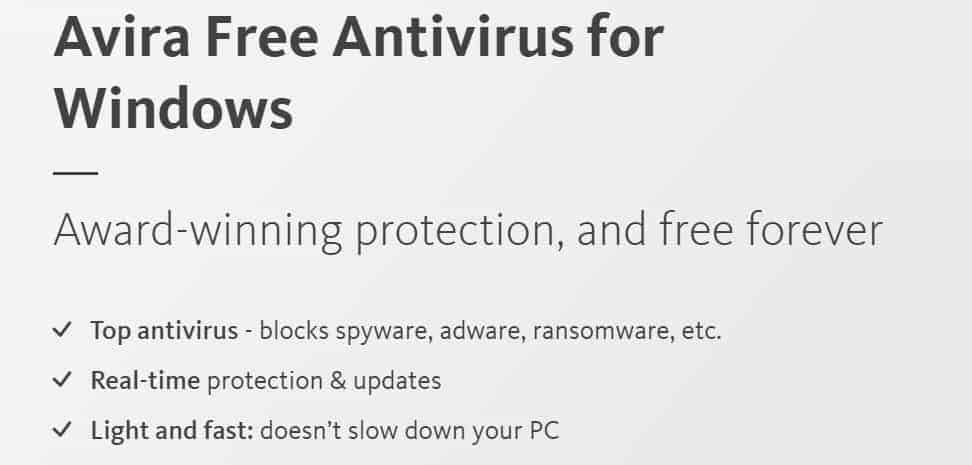 avira antivirus free