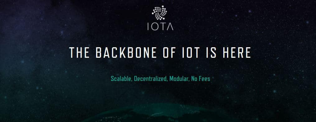 The IOTA website.