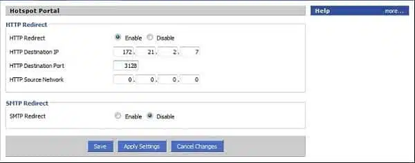 Router proxy settings