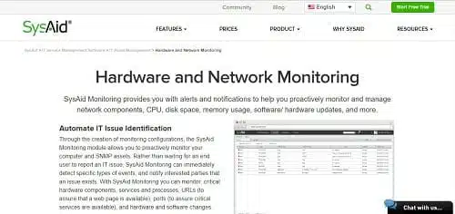 SysAid Network Monitoring