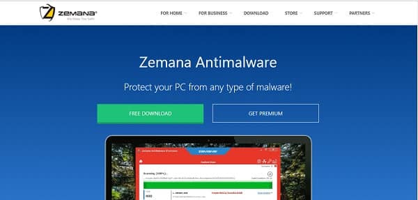 Zemana Antimalware screenshot