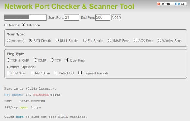 IP Fingerprint Network Port Checker