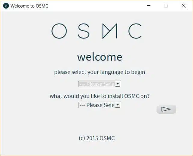 OSMC Installer main