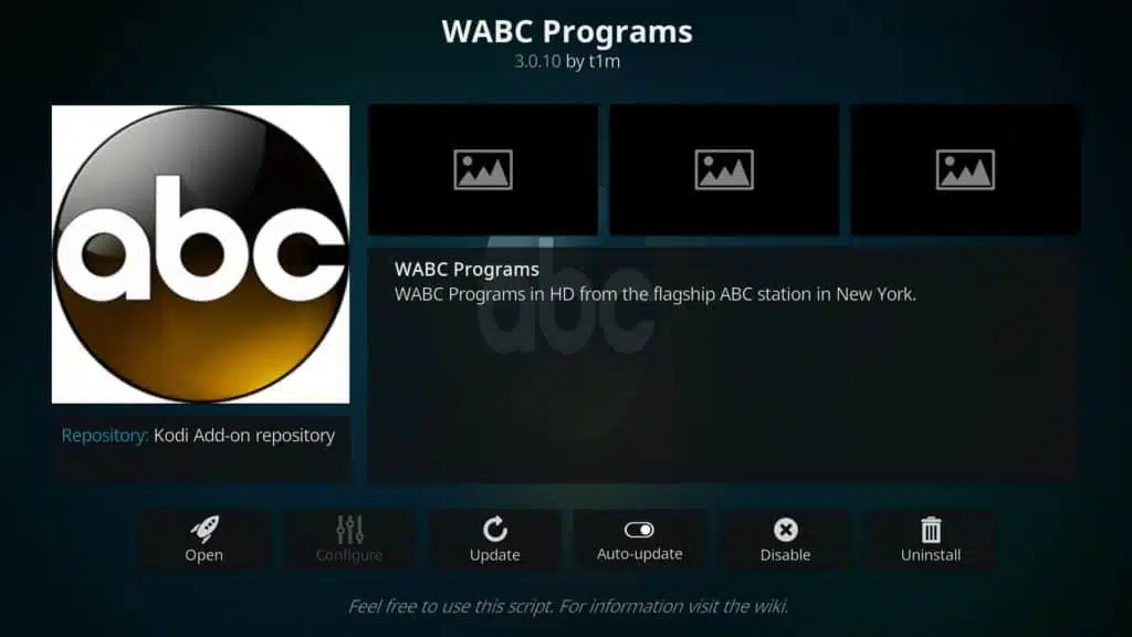 wabc programs addon