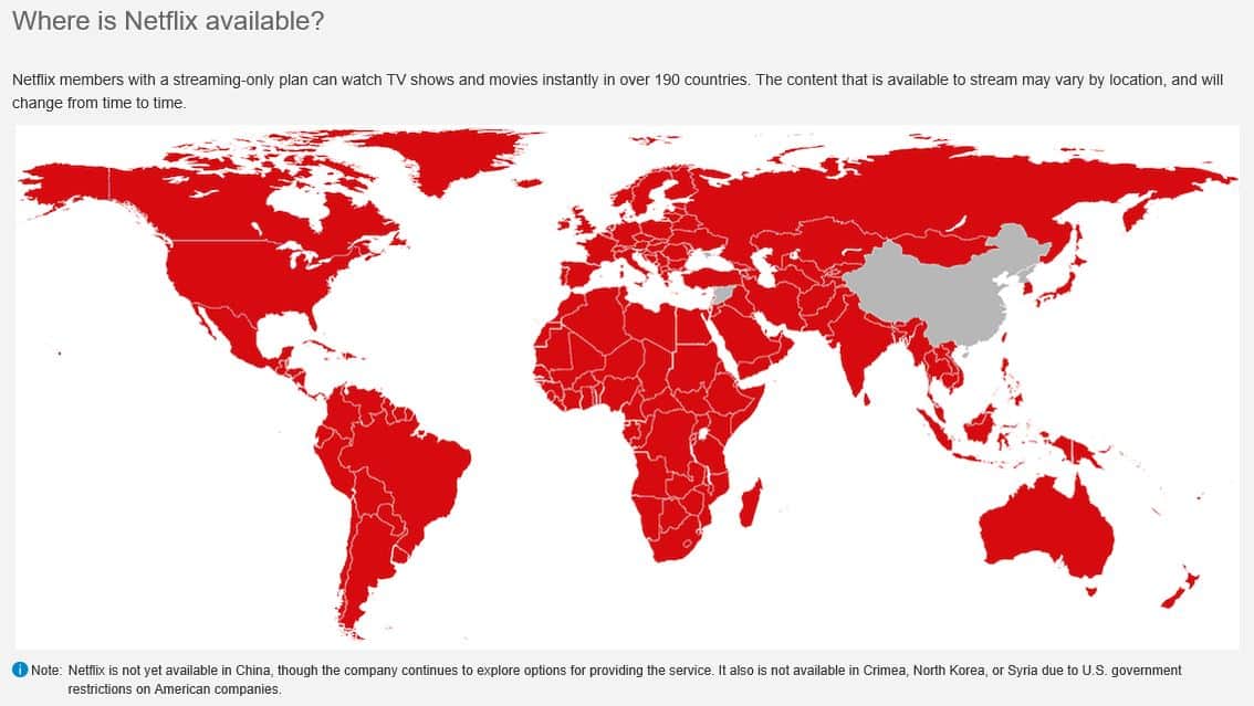 Why does Netflix block countries?