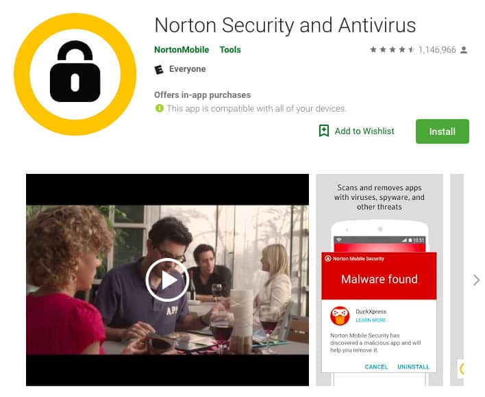 Norton Security And Antivirus App