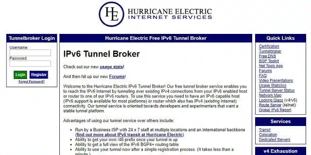 Tunnel Broker