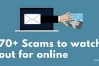 70 scams to watch out for online