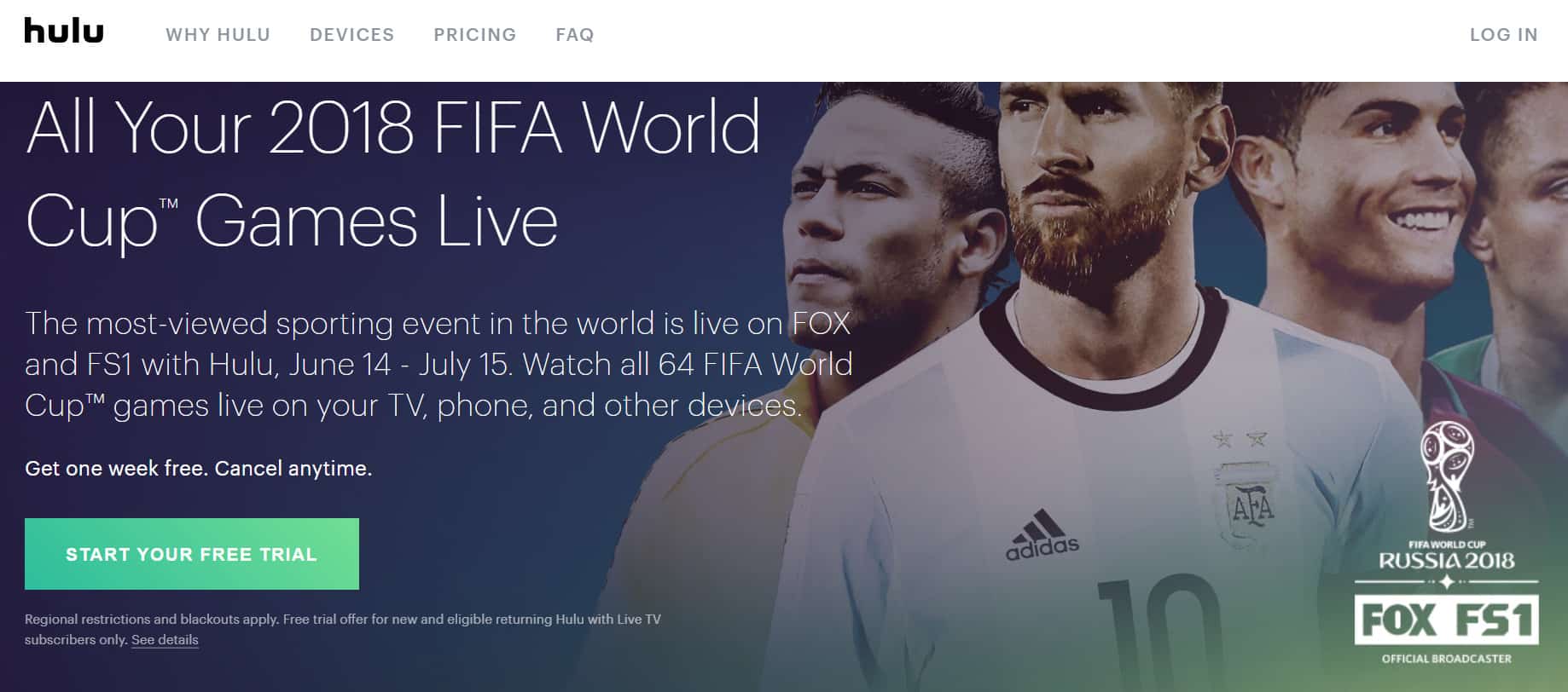How to watch 2018 FIFA World Cup matches on FOX Sports abroad