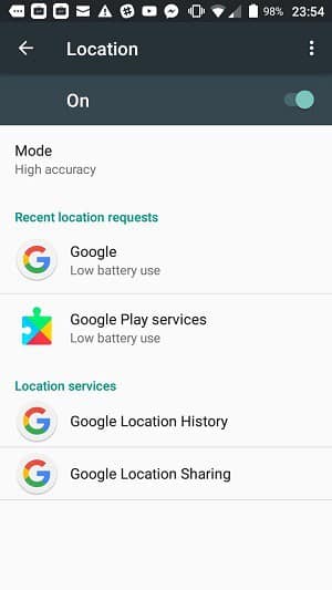 Android location 2