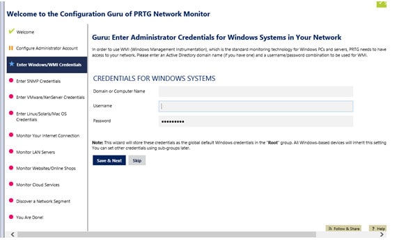 PRTG Network Monitor Screenshot