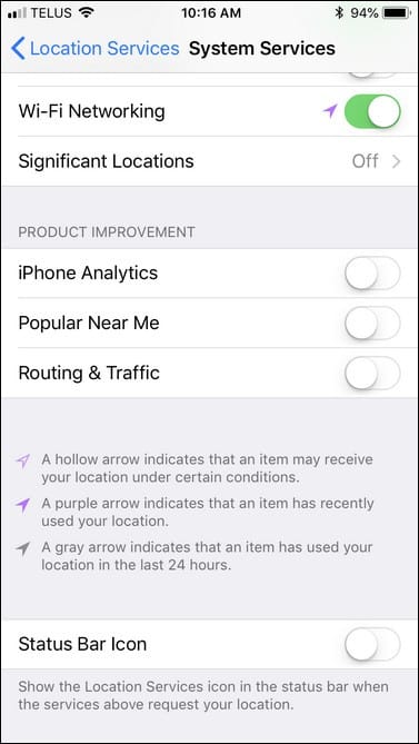 iOS Signigficant Locations