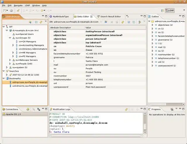 Apache Directory screenshot