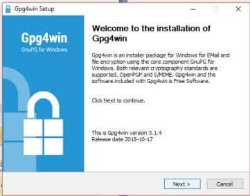 pgp encryption outlook installation