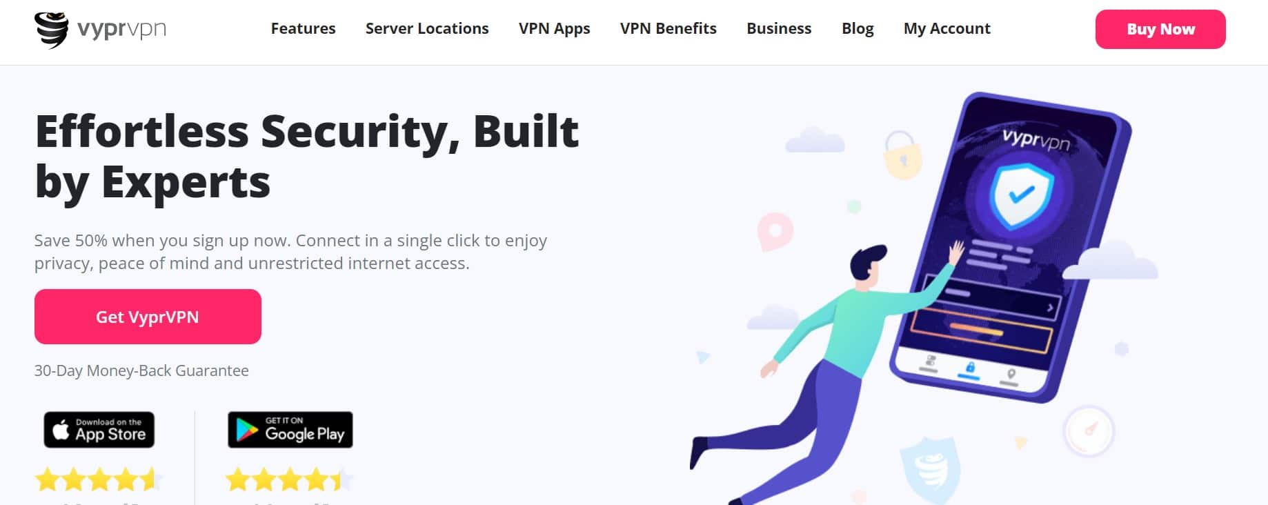 VYPR VPN Homepage