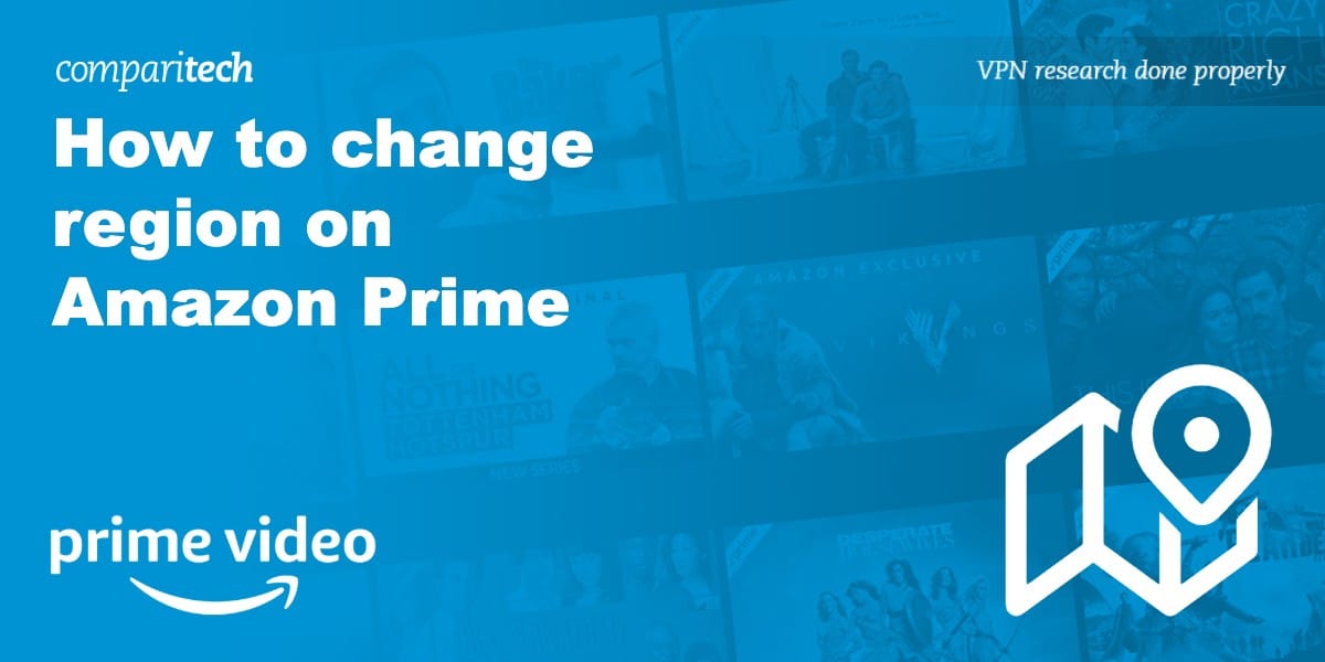 Change region - Amazon Prime