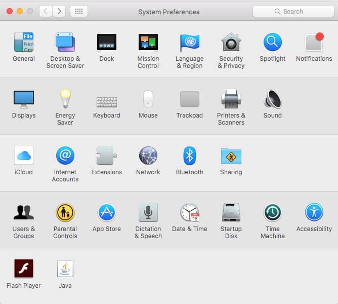 Mac OS setup