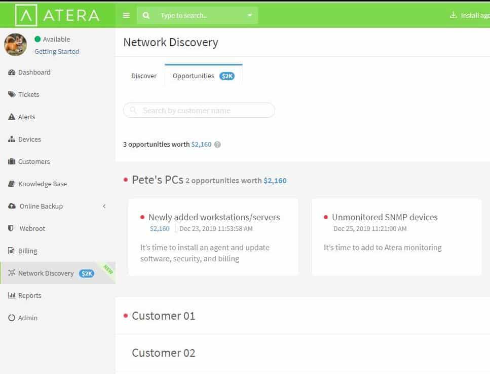 Atera Network Discovery