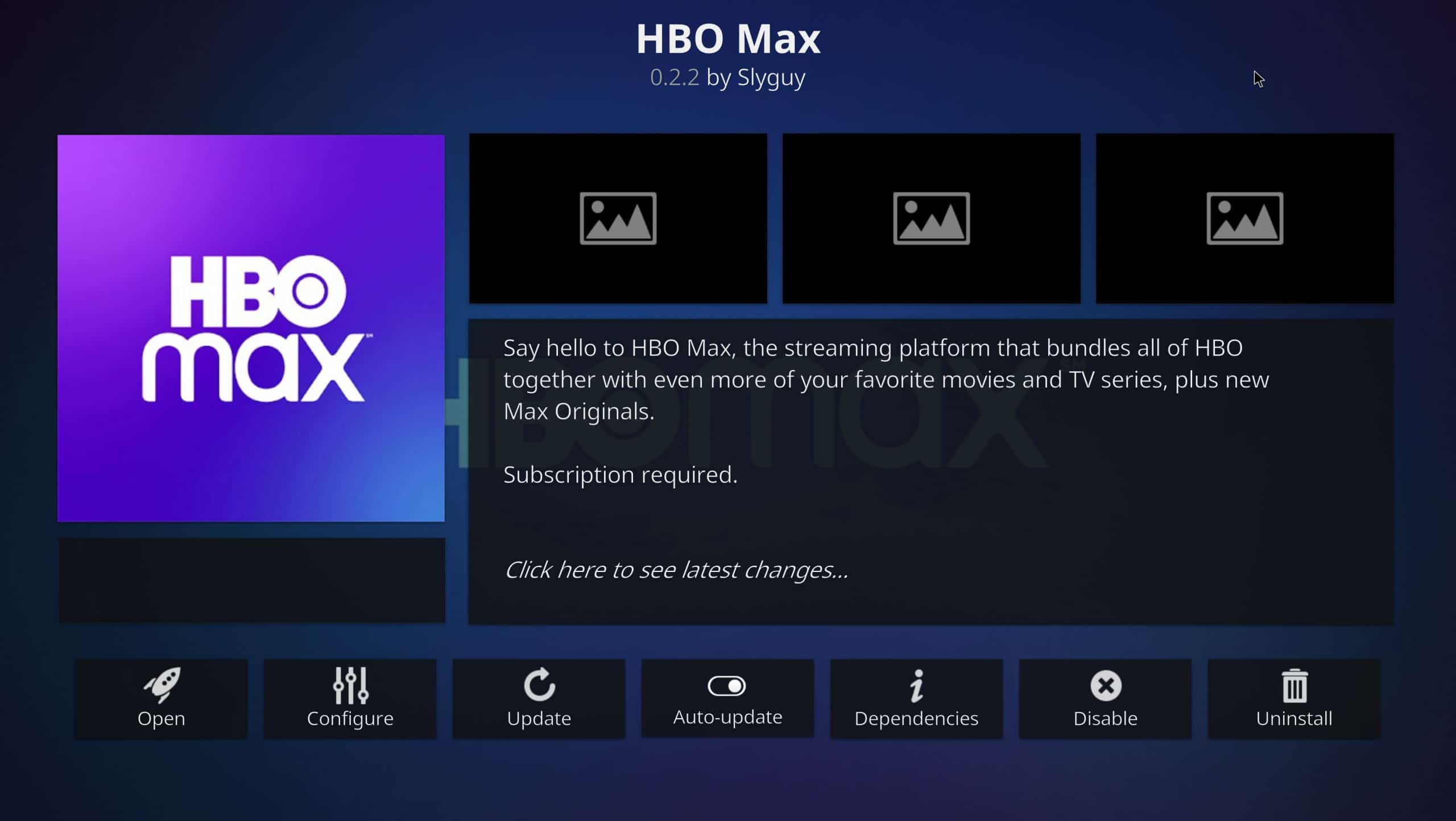 HBO Max Kodi Add On
