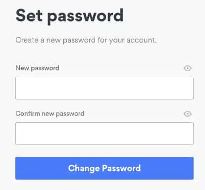 NordVPN free trial set password