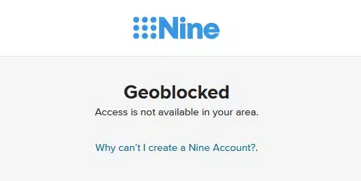 Nine access error