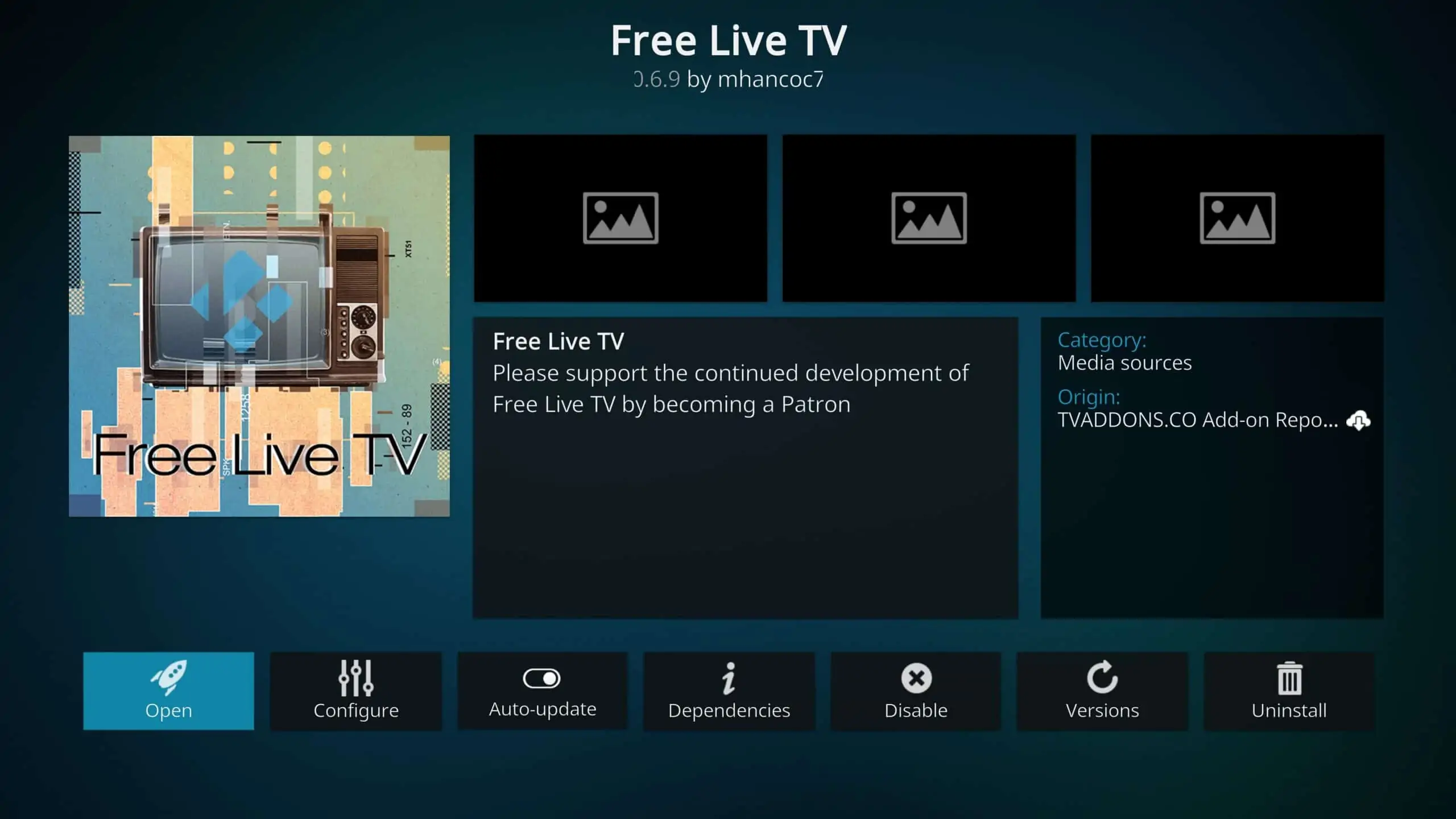 Free live TV