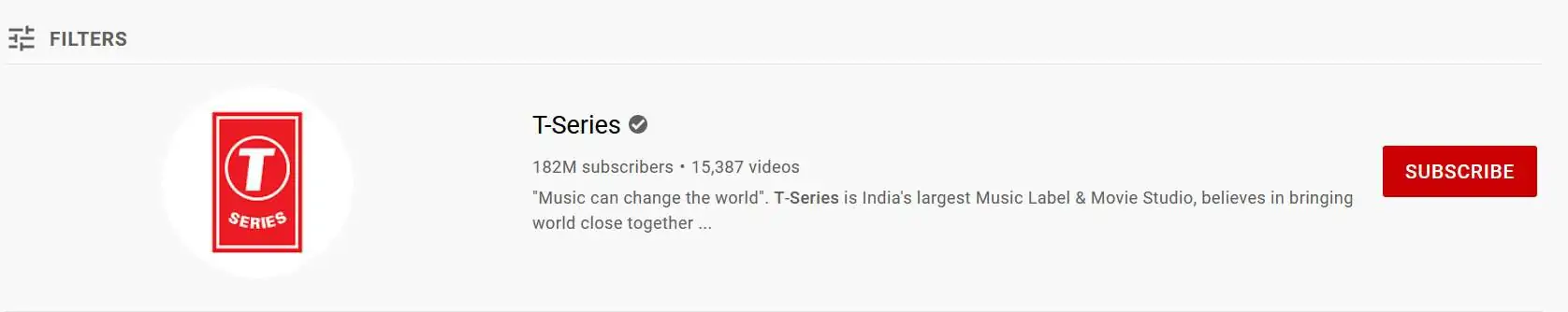 T-Series subscriber