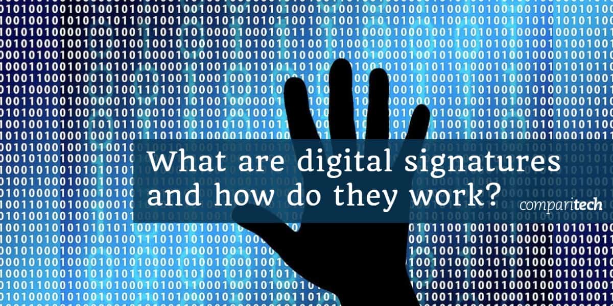 What are digital signatures and how do they work